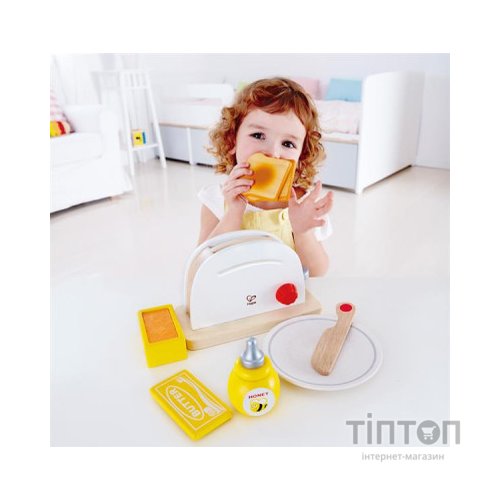 Ігровий набір Hape тостер з дерева (E3148)