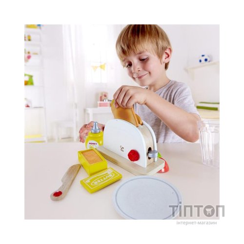Ігровий набір Hape тостер з дерева (E3148)