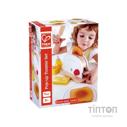 Ігровий набір Hape тостер з дерева (E3148)
