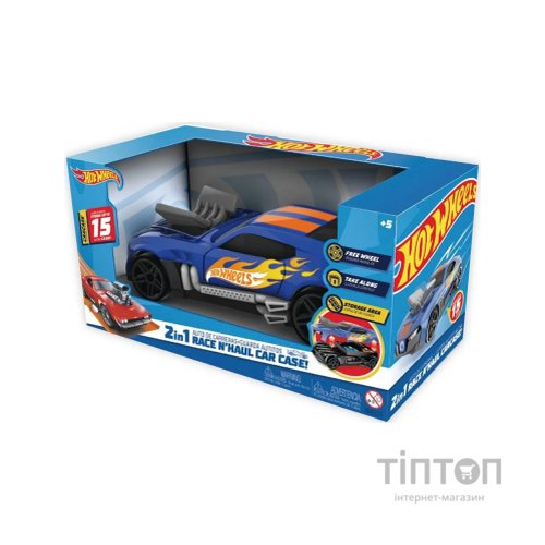 Ігровий набір Hot Wheels Гоночний автомобіль-гараж 2 в 1 (HWCC15)