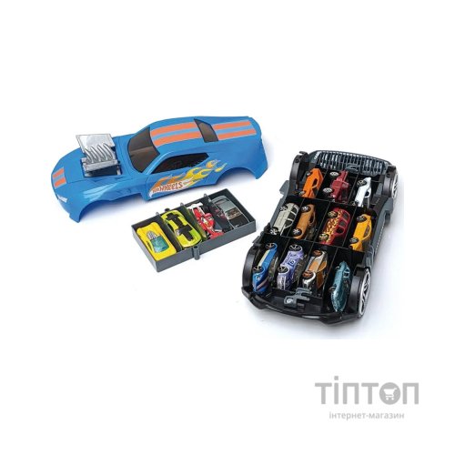 Ігровий набір Hot Wheels Гоночний автомобіль-гараж 2 в 1 (HWCC15)