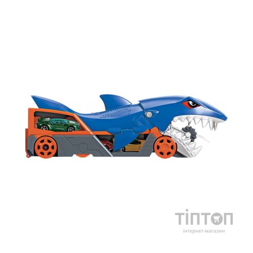 Ігровий набір Hot Wheels Вантажівка-транспортер "Акуляча паща" (GVG36)