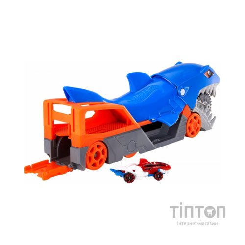 Ігровий набір Hot Wheels Вантажівка-транспортер "Акуляча паща" (GVG36)