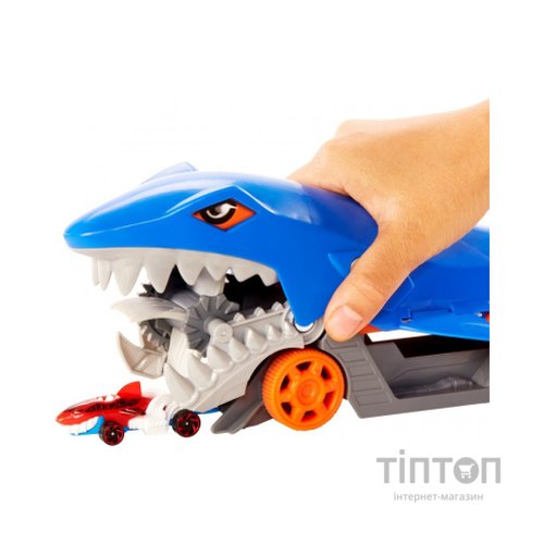 Ігровий набір Hot Wheels Вантажівка-транспортер "Акуляча паща" (GVG36)