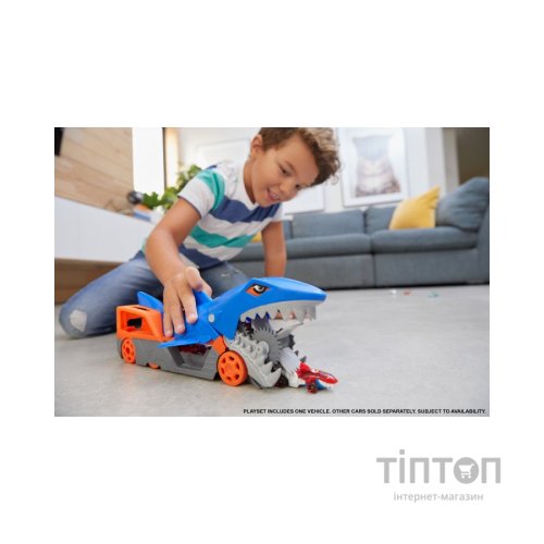 Ігровий набір Hot Wheels Вантажівка-транспортер "Акуляча паща" (GVG36)