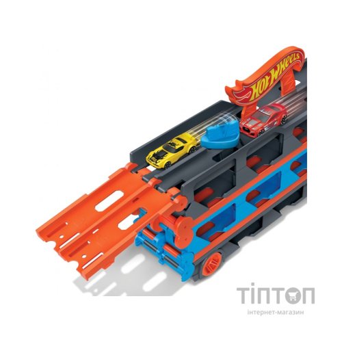 Ігровий набір Hot Wheels Вантажівка-транспортер "Суперперегони" (GVG37)