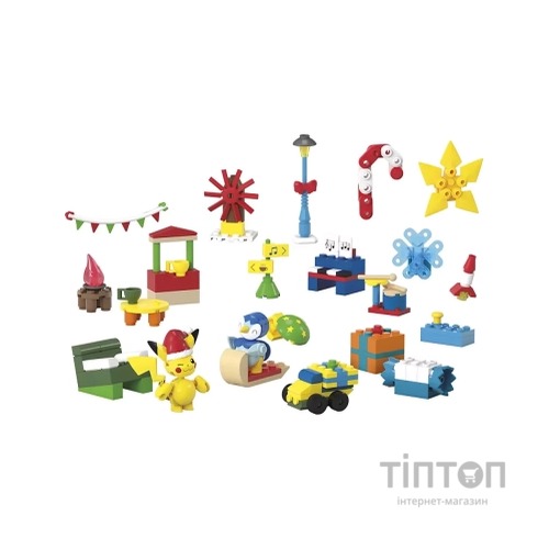 Ігровий набір Mega Construx Адвент-календар Зимові пригоди Покемонів (GYG99)