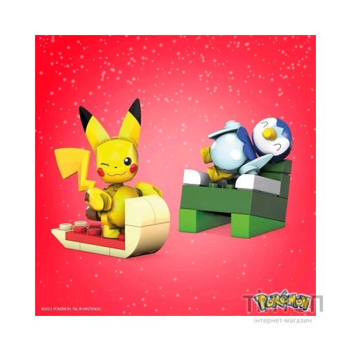 Ігровий набір Mega Construx Адвент-календар Зимові пригоди Покемонів (GYG99)