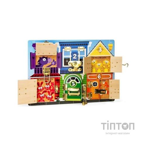 Ігровий набір Melіssa&Doug Дерев'яна дошка з засувками (MD13785)