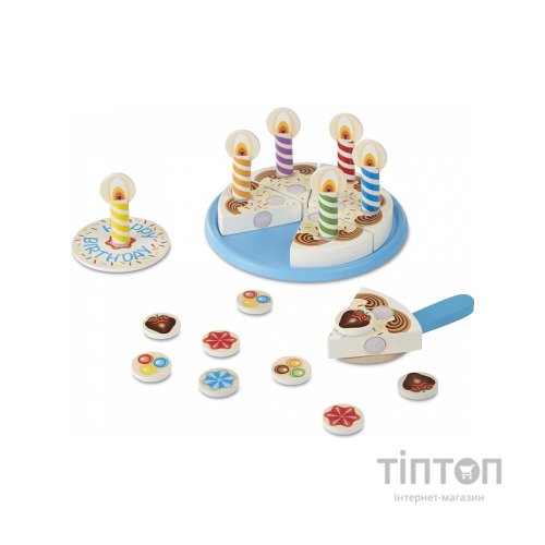 Ігровий набір Melissa&Doug дерев'яний "День народження-торт" (MD10511)