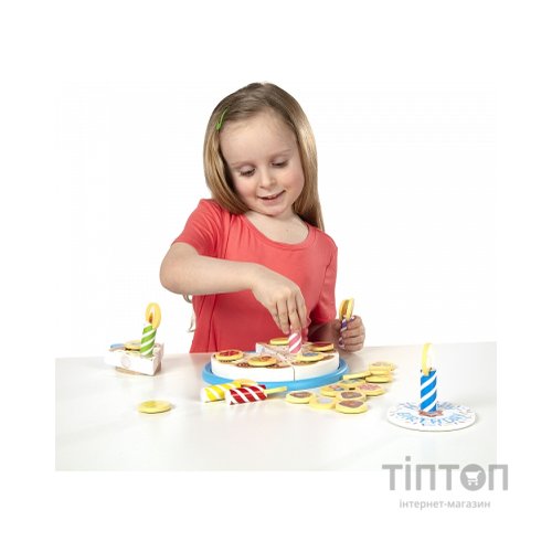 Ігровий набір Melissa&Doug дерев'яний "День народження-торт" (MD10511)