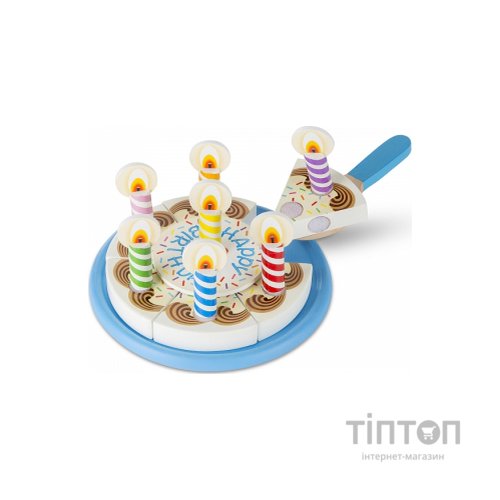 Ігровий набір Melissa&Doug дерев'яний "День народження-торт" (MD10511)