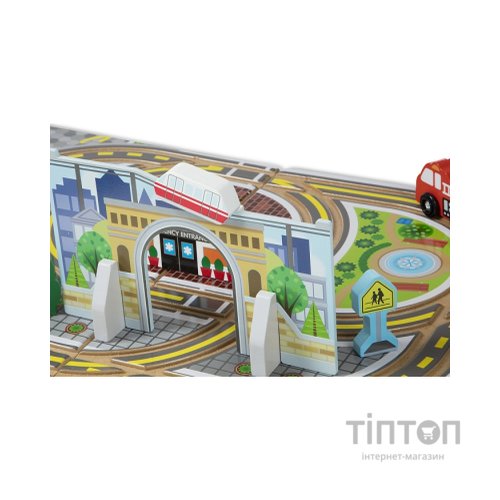 Ігровий набір Melissa&Doug дерев'яний футляр "Місто" (MD30141)