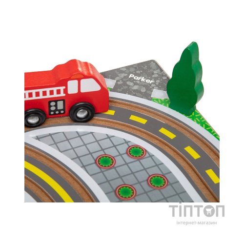 Ігровий набір Melissa&Doug дерев'яний футляр "Місто" (MD30141)