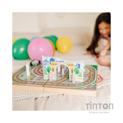 Ігровий набір Melissa&Doug дерев'яний футляр "Місто" (MD30141)