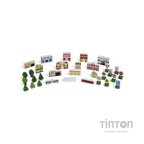 Ігровий набір Melissa&Doug дерев'яний "Місто" (MD14796)