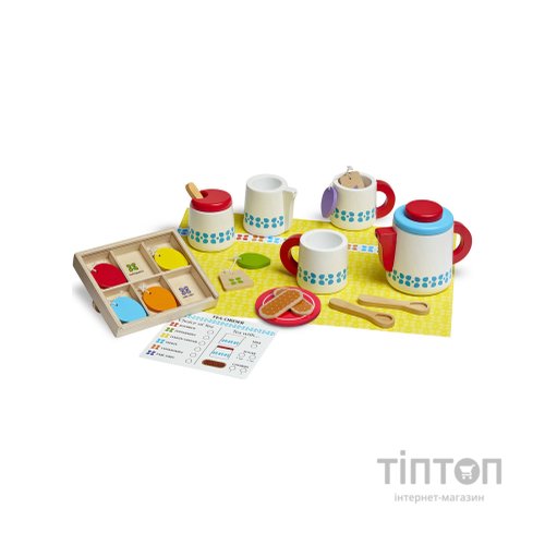 Ігровий набір Melissa&Doug Дерев'яний набір Чайний сервіз (MD19843)