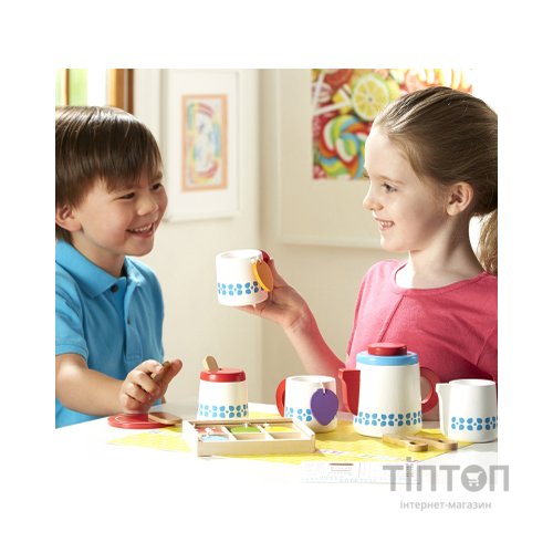 Ігровий набір Melissa&Doug Дерев'яний набір Чайний сервіз (MD19843)
