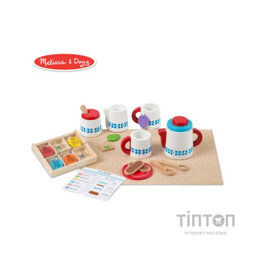 Ігровий набір Melissa&Doug Дерев'яний набір Чайний сервіз (MD19843)