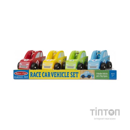 Ігровий набір Melissa&Doug Дерев'яний набір Гоночні автомобілі (MD706)