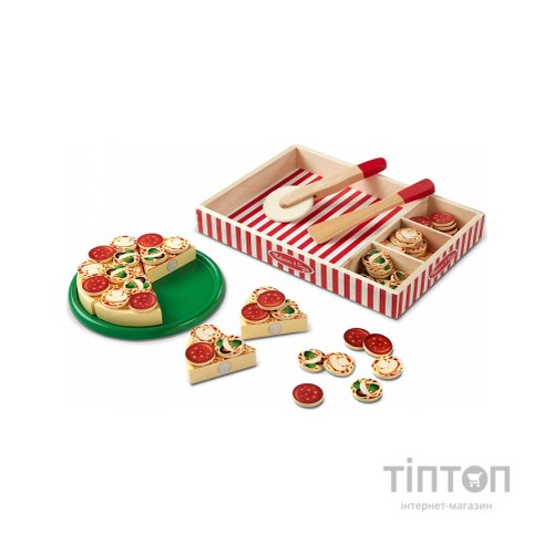 Ігровий набір Melissa&Doug дерев'яний "Піца" (MD10167)