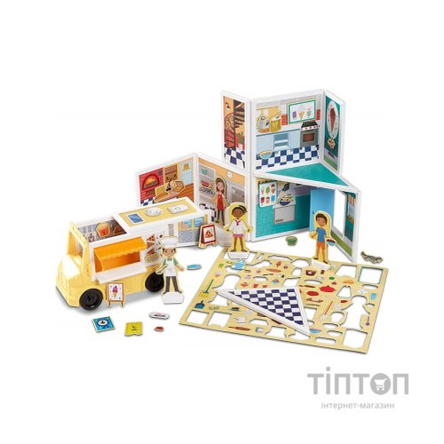 Ігровий набір Melissa&Doug магнітний Магазин піци та морозива (MD30658)