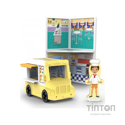 Ігровий набір Melissa&Doug магнітний Магазин піци та морозива (MD30658)