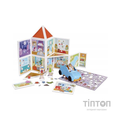 Ігровий набір Melissa&Doug магнітний набір будівель Наш дім (MD30650)