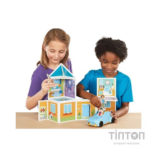 Ігровий набір Melissa&Doug магнітний набір будівель Наш дім (MD30650)