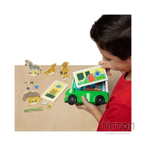 Ігровий набір Melissa&Doug магнітний Сафарі - рятувальна машина (MD30666)