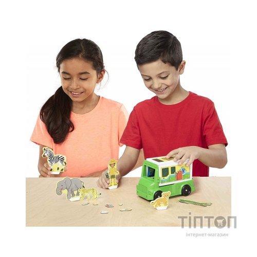 Ігровий набір Melissa&Doug магнітний Сафарі - рятувальна машина (MD30666)
