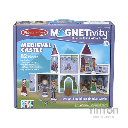 Ігровий набір Melissa&Doug магнітний Середньовічний замок (MD30662)