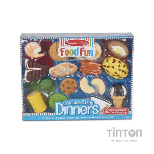 Ігровий набір Melissa&Doug Продуктовий набір "Обід" (MD8268)