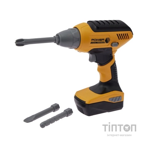 Ігровий набір Otamanko шуруповерт на батарейках жовтий (T002)