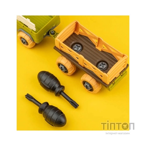 Ігровий набір Otamanko Веселий хутір (комбайн із причепом, вантажівка з причепом і вівці) (8833)