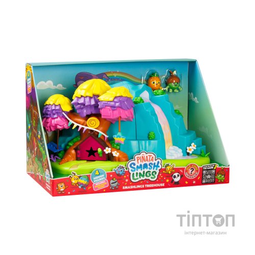 Ігровий набір Pinata Smashlings Будинок на дереві (будинок на дереві, 6 фігурок, аксесуари) (SL9000)
