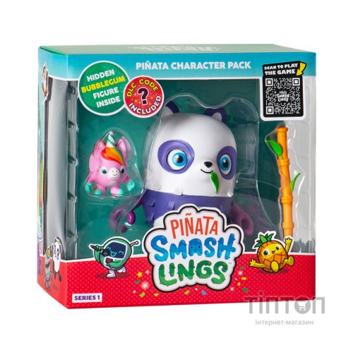 Ігровий набір Pinata Smashlings Панда Сана (1 велика фігурка, 2 ексклюзивні фігурки) (SL6010-4)