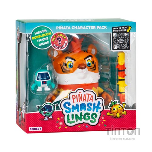 Ігровий набір Pinata Smashlings Тигр Моу (1 велика фігурка, 2 ексклюзивні фігурки) (SL6010-3)