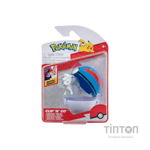 Ігровий набір Pokemon W14 - Алола Вульпікс в покеболі (PKW3135)