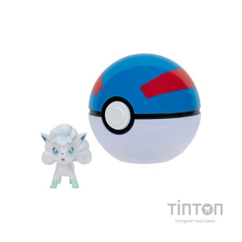 Ігровий набір Pokemon W14 - Алола Вульпікс в покеболі (PKW3135)