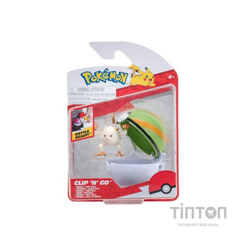 Ігровий набір Pokemon W14 - Манкі в покеболі (PKW3136)