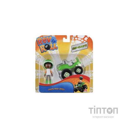 Ігровий набір Rev&Roll Рев та Рамбл DieCast Овен та Краш (EU881041)