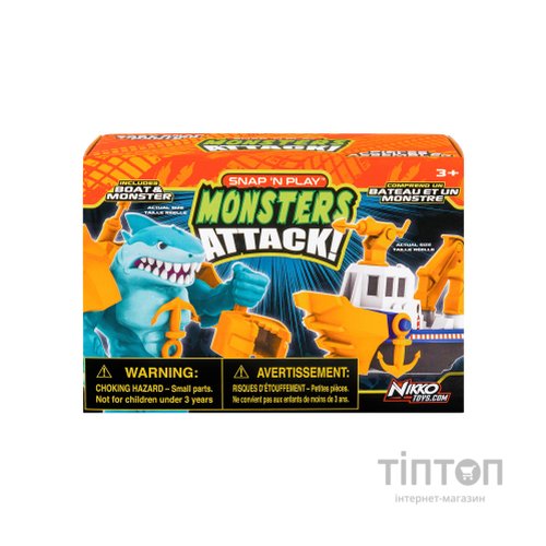 Ігровий набір Road Rippers Snap'n Play Boat and monster (20305)