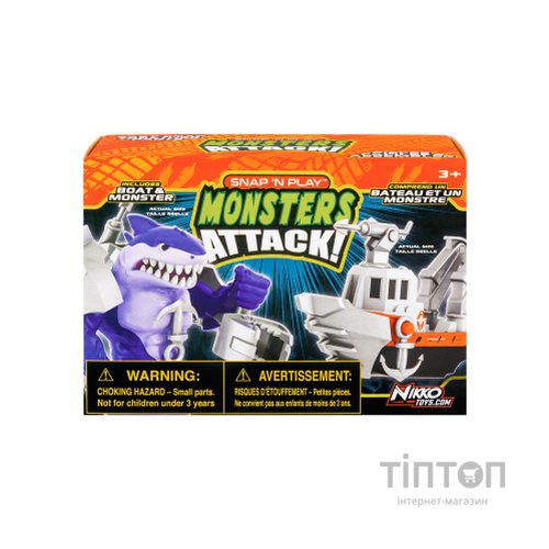 Ігровий набір Road Rippers Snap'n Play Boat and monster (20306)