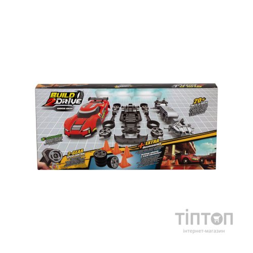 Ігровий набір Silverlit BUILD 2 DRIVE RADICAL RACER, РК, 2,4 GHz (ГГц), червона (20701)