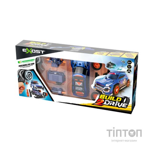 Ігровий набір Silverlit BUILD 2 DRIVE SUPER SPORTS, РК, 2,4 GHz (ГГц), синя (20702)