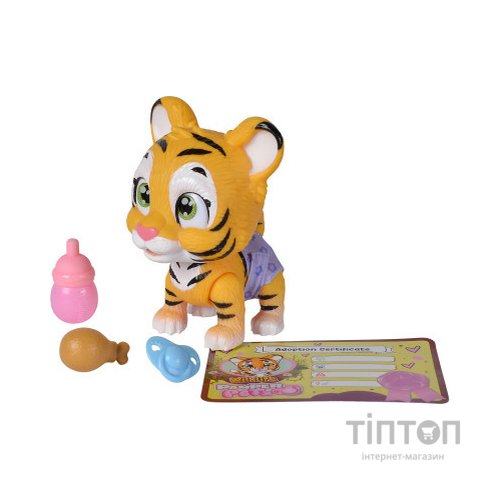 Ігровий набір Simba Pamper Petz Тигреня, що п'є і писає з кольоровою лапкою 3 аксесуарів-сюрпризу (5953575)