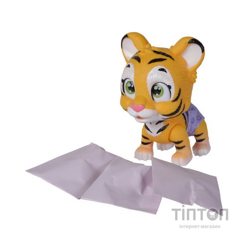 Ігровий набір Simba Pamper Petz Тигреня, що п'є і писає з кольоровою лапкою 3 аксесуарів-сюрпризу (5953575)