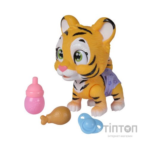 Ігровий набір Simba Pamper Petz Тигреня, що п'є і писає з кольоровою лапкою 3 аксесуарів-сюрпризу (5953575)