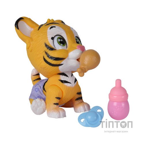 Ігровий набір Simba Pamper Petz Тигреня, що п'є і писає з кольоровою лапкою 3 аксесуарів-сюрпризу (5953575)